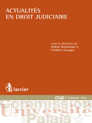 cover image of Actualités en droit judiciaire